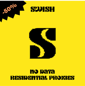 Swish No Data Residentials Proxies (25 Proxy Pack)